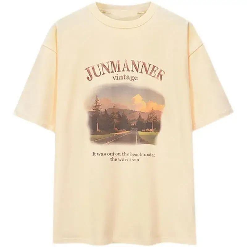 Japanese Style Women's Summer Loose T-Shirt White - Image 11