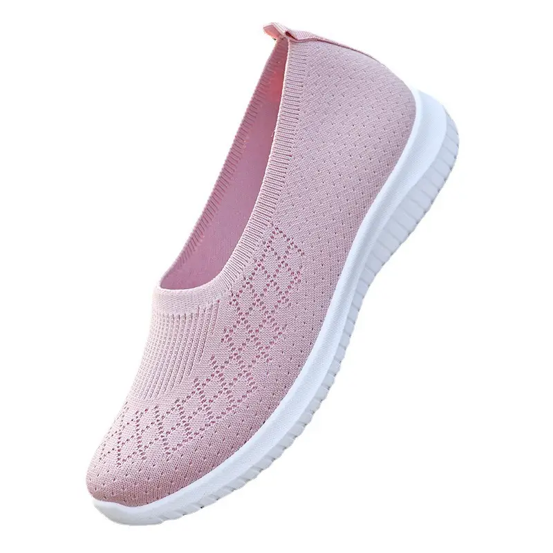 Clearance Women's Shoes Old Beijing Cloth Shoes Women's New Flying Woven Shoes Casual Single Shoes Foreign Trade Soft Sole Middle-aged and Old Mother Shoes - Image 13