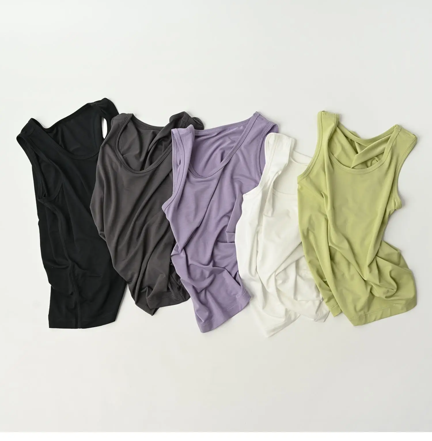 Class A Boys Girls Lanjing Modal Vest Summer T-Shirt — feature 30