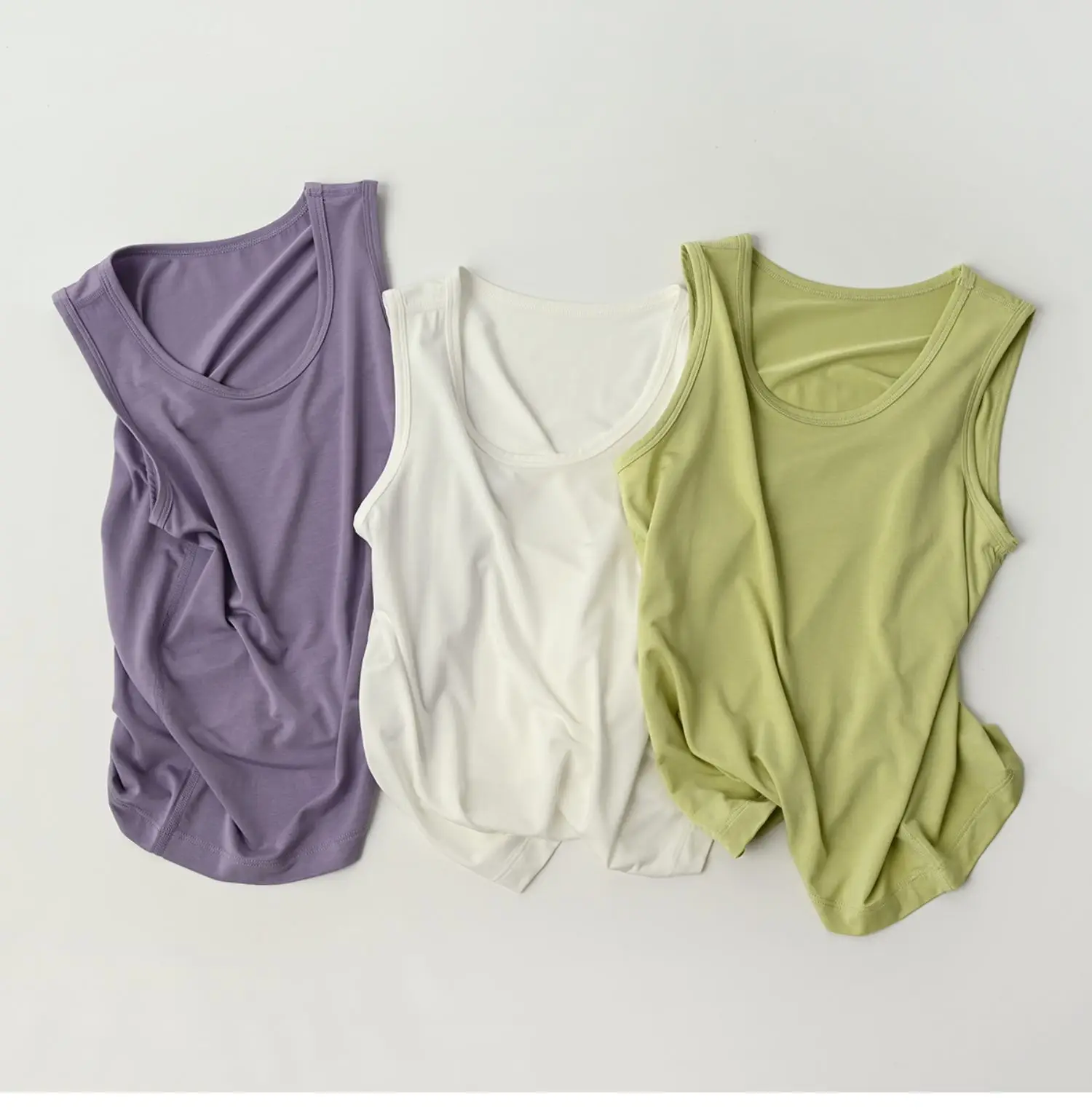 Class A Boys Girls Lanjing Modal Vest Summer T-Shirt — feature 31