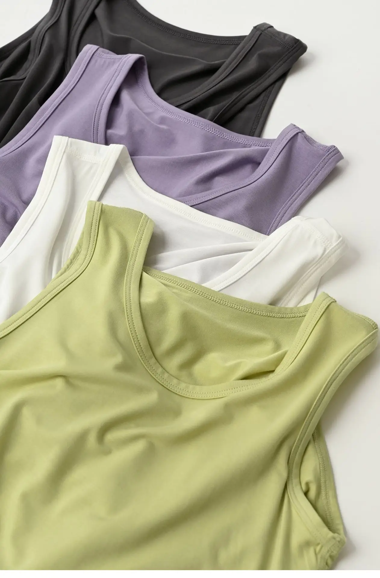 Class A Boys Girls Lanjing Modal Vest Summer T-Shirt — feature 33