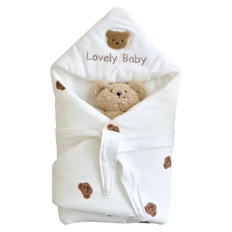 Newborn Baby Quilt Cotton 0-12 Months Cartoon Print - Image 7
