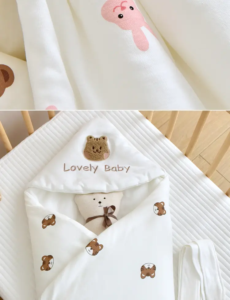Newborn Baby Quilt Cotton 0-12 Months Cartoon Print — feature 15