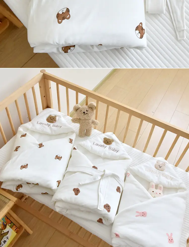 Newborn Baby Quilt Cotton 0-12 Months Cartoon Print — feature 16