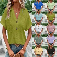 2023 Button Sleeveless V Neck Vest Women — feature 17