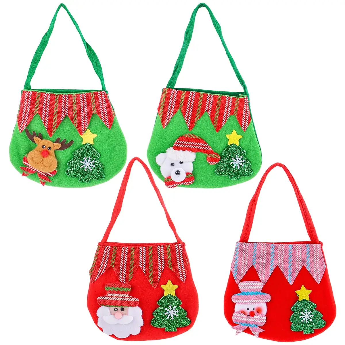 New Red Christmas Candy Bag 16g Lightweight Party Gift - Image 9