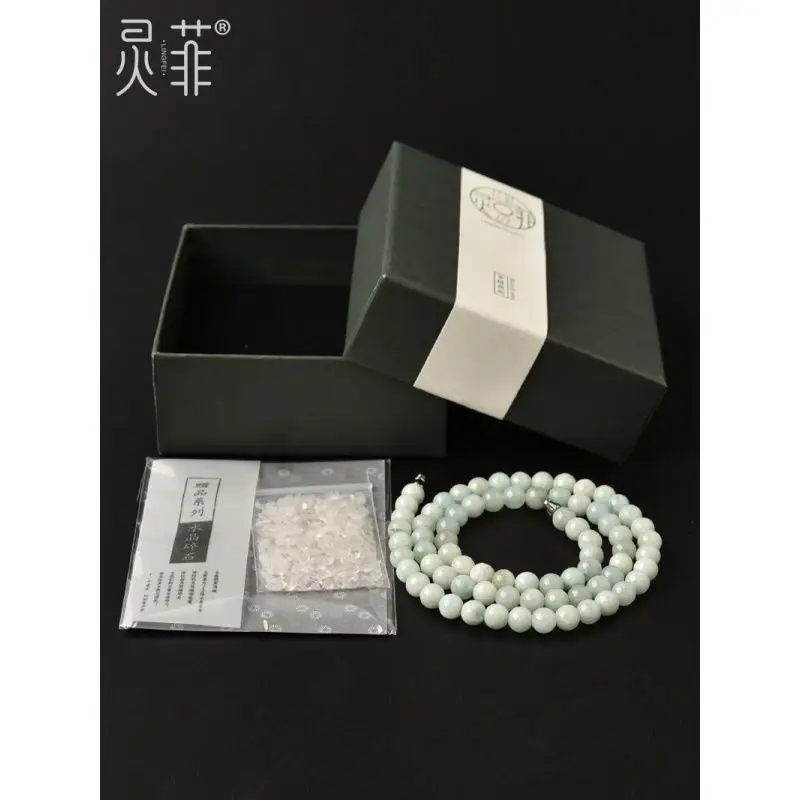 Natural Jade Necklace for Women Green Beads