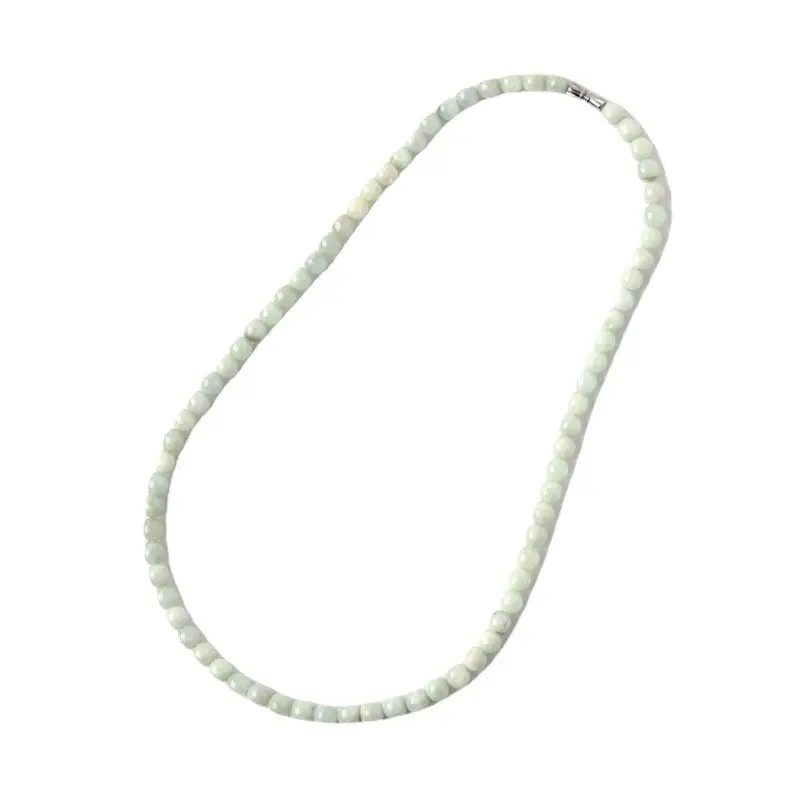 Natural Jade Necklace for Women Green Beads