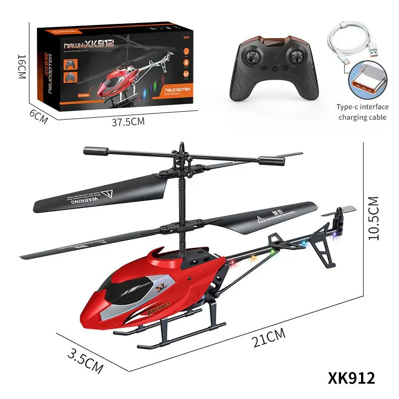 Cross-Border New Model Mini Helicopter Drone Remote Control Aircraft Crash-Resistant Sensor Flight Device Model Airplane Children's Toy Gift