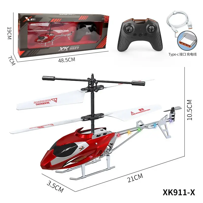 Cross-Border New Model Mini Helicopter Drone Remote Control Aircraft Crash-Resistant Sensor Flight Device Model Airplane Children's Toy Gift