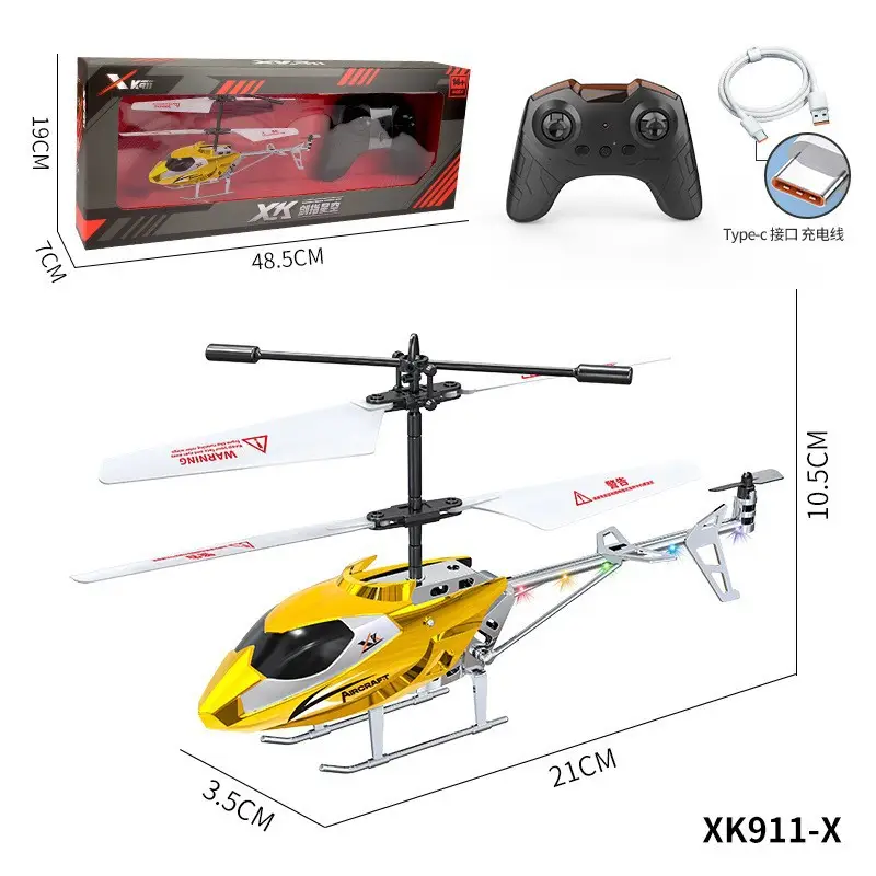 Cross-Border New Model Mini Helicopter Drone Remote Control Aircraft Crash-Resistant Sensor Flight Device Model Airplane Children's Toy Gift