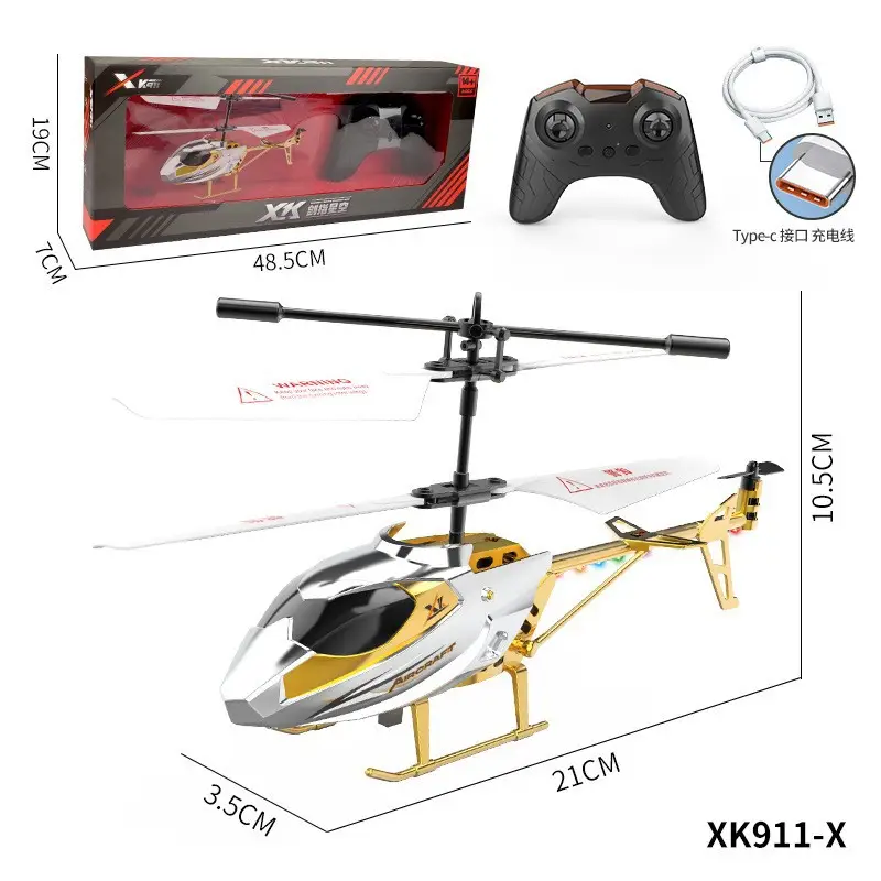 Cross-Border New Model Mini Helicopter Drone Remote Control Aircraft Crash-Resistant Sensor Flight Device Model Airplane Children's Toy Gift
