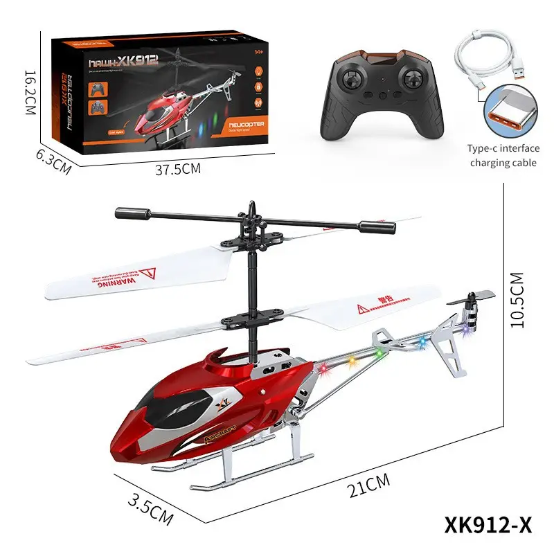 Cross-Border New Model Mini Helicopter Drone Remote Control Aircraft Crash-Resistant Sensor Flight Device Model Airplane Children's Toy Gift