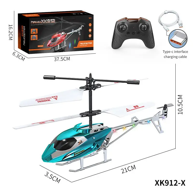 Cross-Border New Model Mini Helicopter Drone Remote Control Aircraft Crash-Resistant Sensor Flight Device Model Airplane Children's Toy Gift