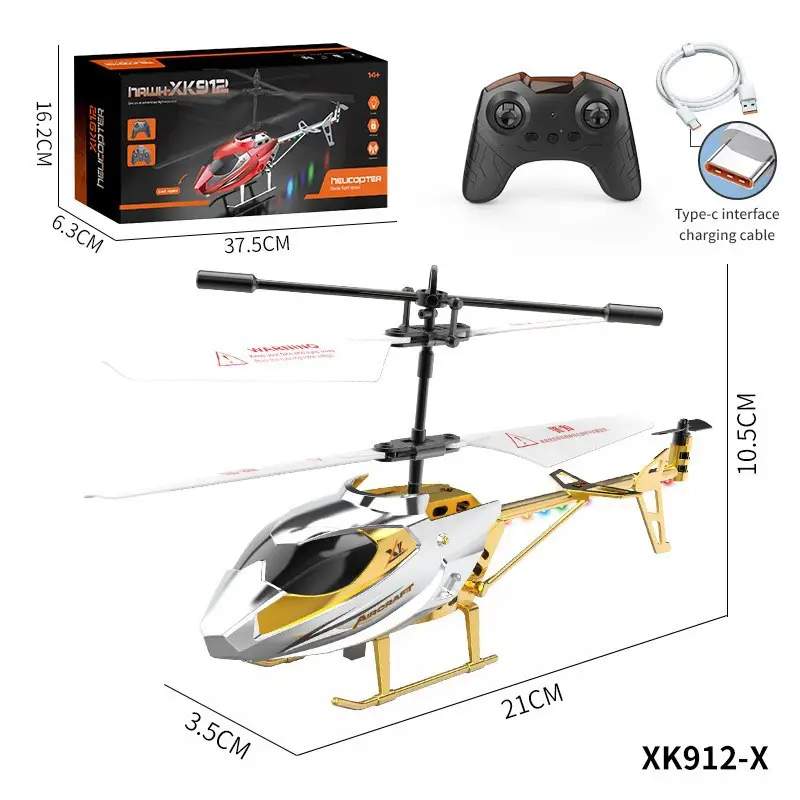 Cross-Border New Model Mini Helicopter Drone Remote Control Aircraft Crash-Resistant Sensor Flight Device Model Airplane Children's Toy Gift