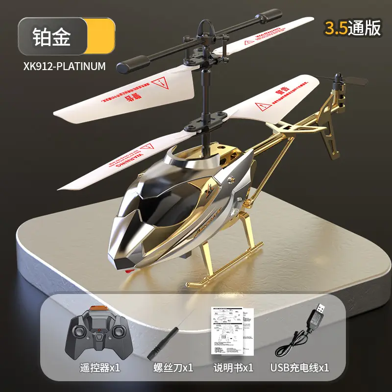 Cross-Border New Model Mini Helicopter Drone Remote Control Aircraft Crash-Resistant Sensor Flight Device Model Airplane Children's Toy Gift