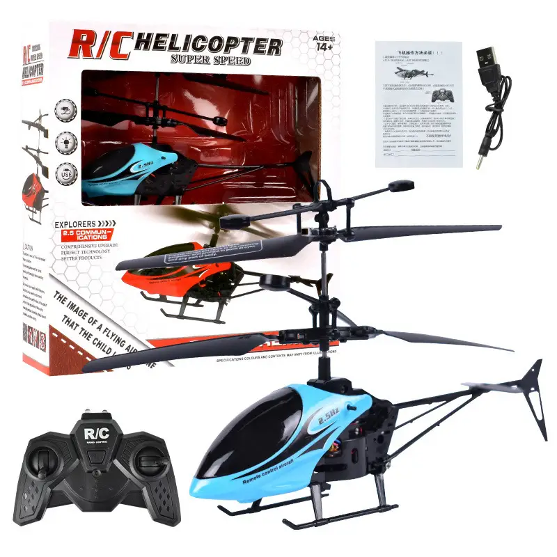Cross-Border New Model Mini Helicopter Drone Remote Control Aircraft Crash-Resistant Sensor Flight Device Model Airplane Children's Toy Gift