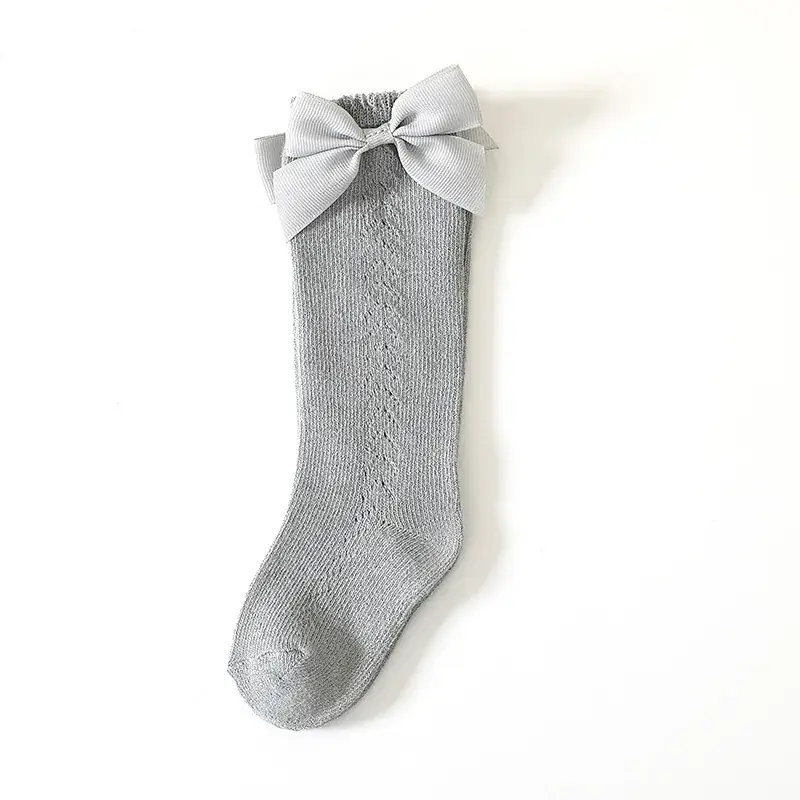 Baby Bow Dash Mesh Socks for Girls - Image 9
