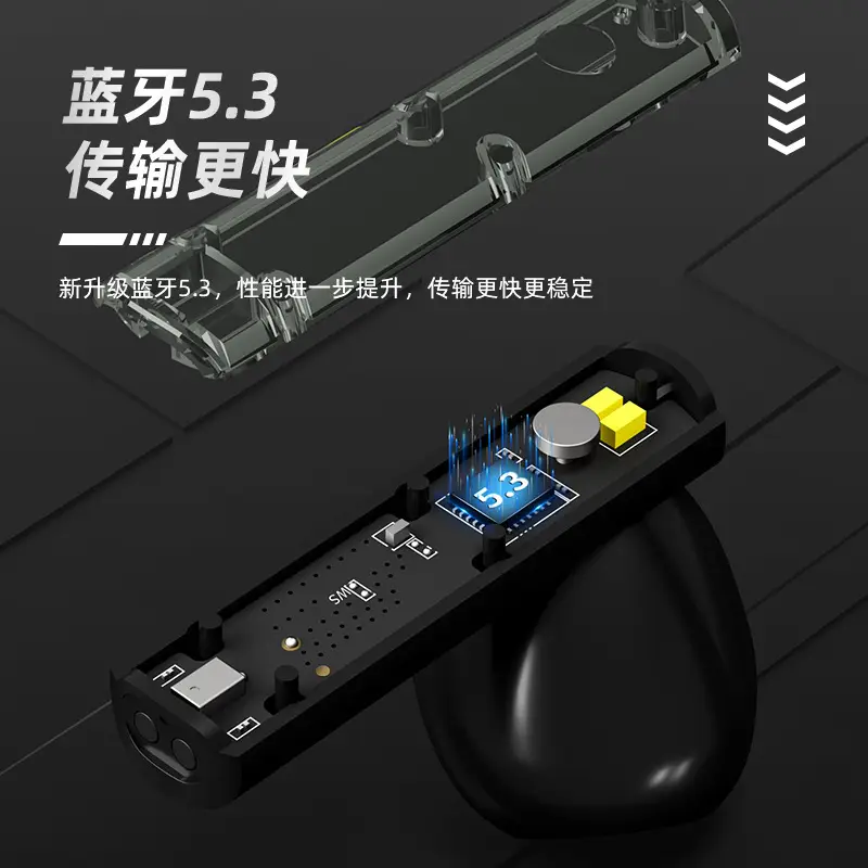 True Wireless Bluetooth 5.3 Headset with Transparent Design - Image 7