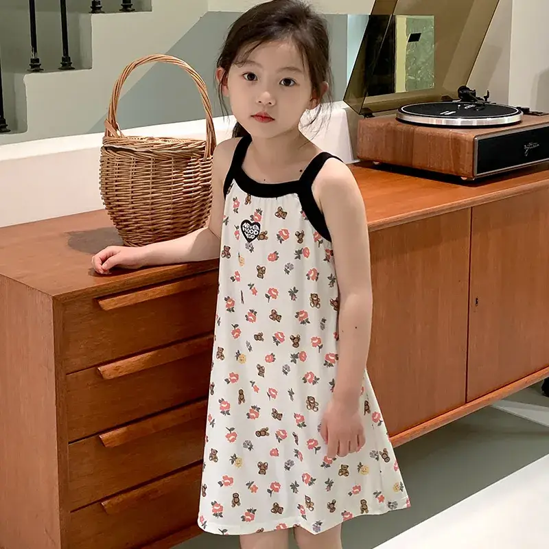 Girls Plaid Floral Skirt Summer 2024