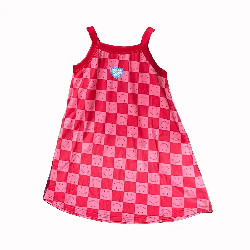 Girls Plaid Floral Skirt Summer 2024