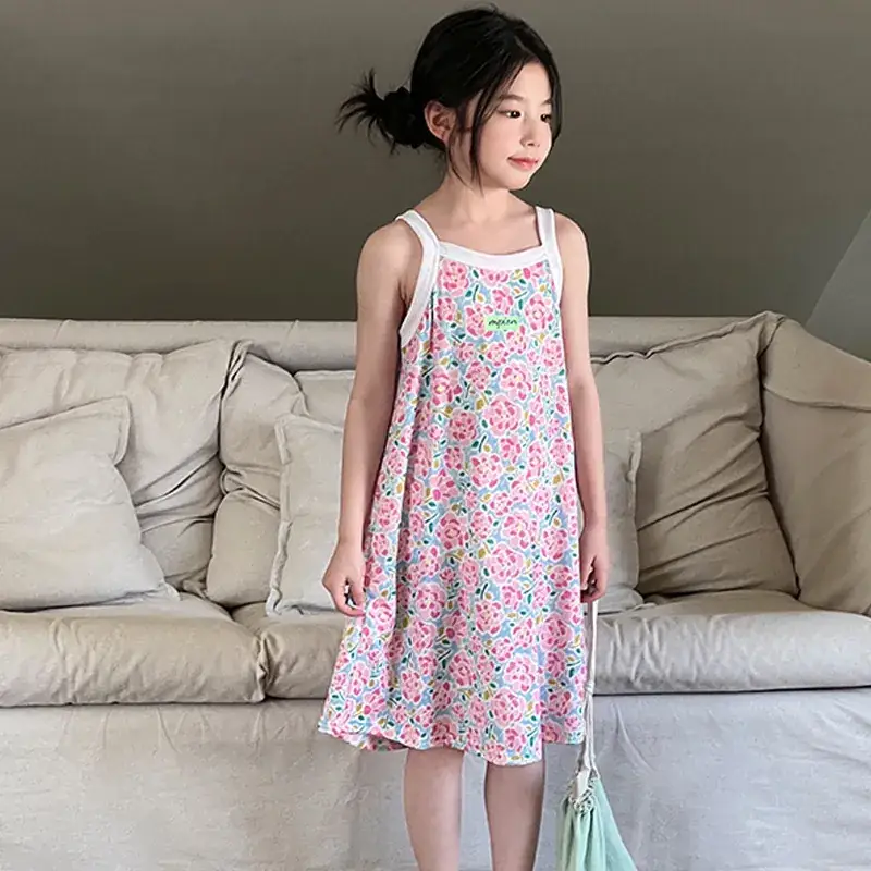Girls Plaid Floral Skirt Summer 2024