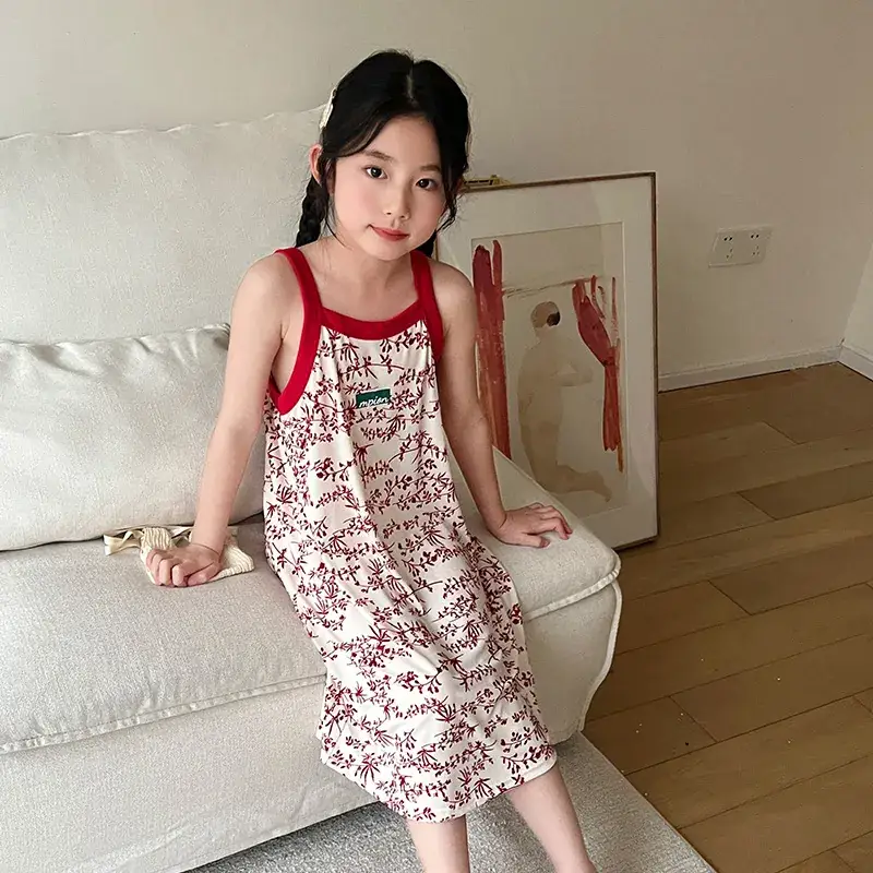 Girls Plaid Floral Skirt Summer 2024