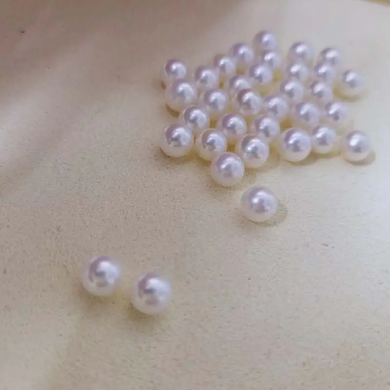 S925 Pearl Earrings for Women 3-6mm Bright Light - Image 3
