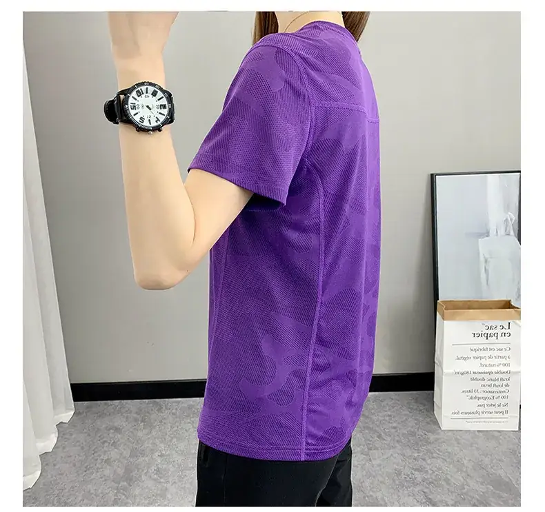 Women Camouflage Yoga T-Shirt Pink Group Buying — feature 21