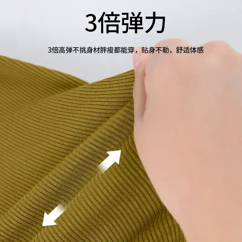 Women V-Neck Long Sleeve T-Shirt Brown 2025 - Image 23