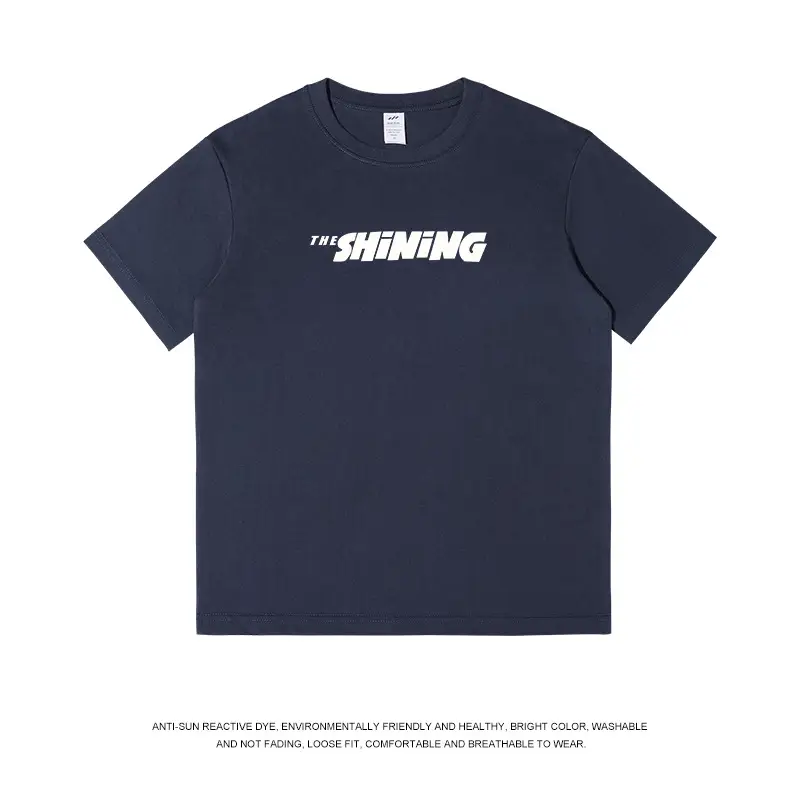 Japanese Style Black T-Shirt for Boys Women Summer Heavy Cotton - Image 7