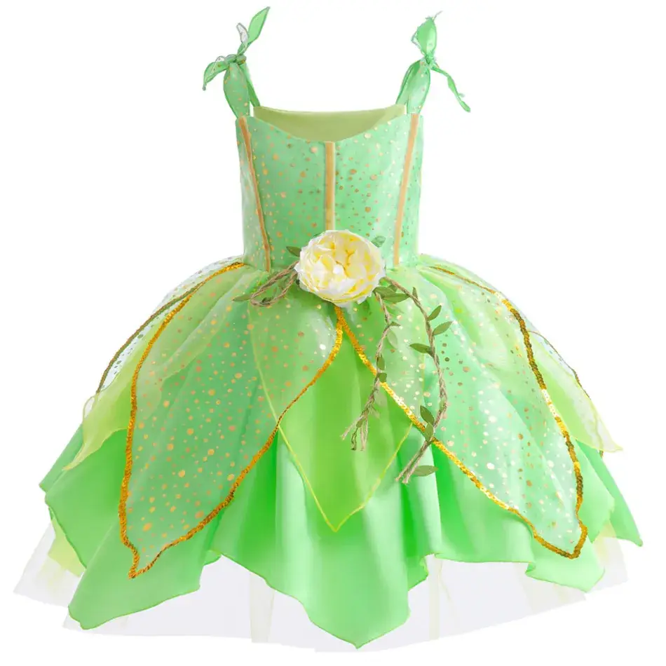 Children's Dress White Lacy 3-7 & 8-14 Yrs — feature 5
