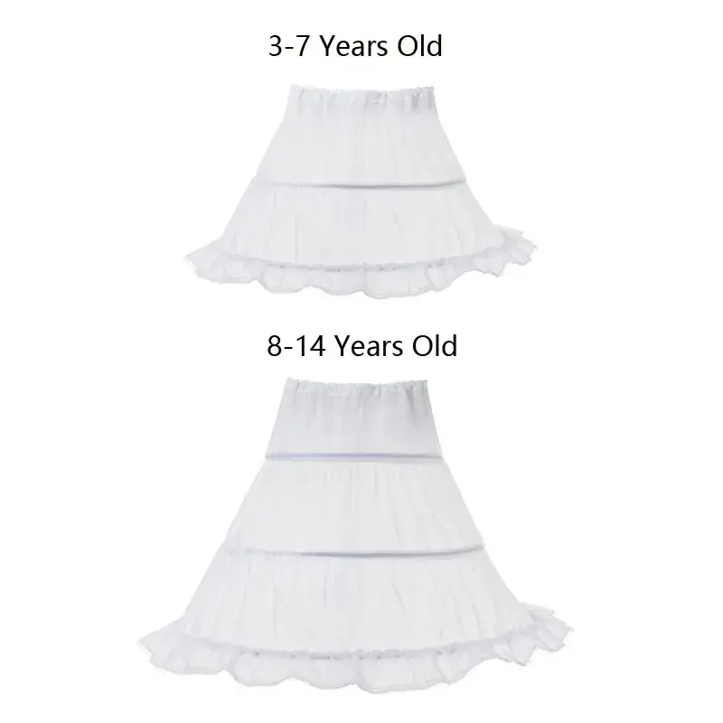 Children's Dress White Lacy 3-7 & 8-14 Yrs - Image 11