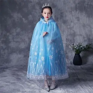Elsa Princess Dress for Girls Short Sleeve New Frozen — feature 15