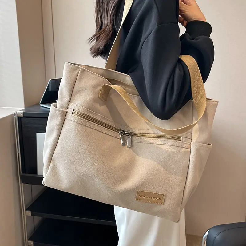 Women Canvas Shoulder Bag Large Capacity 2023 - Image 6