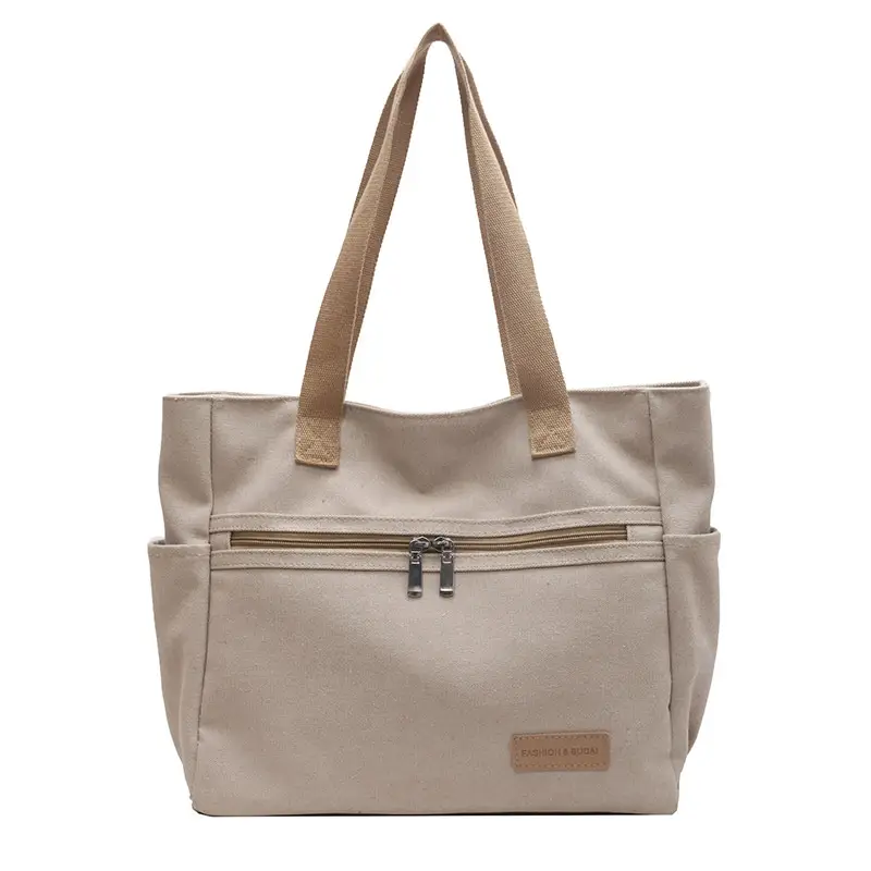 Women Canvas Shoulder Bag Large Capacity 2023 - Image 9
