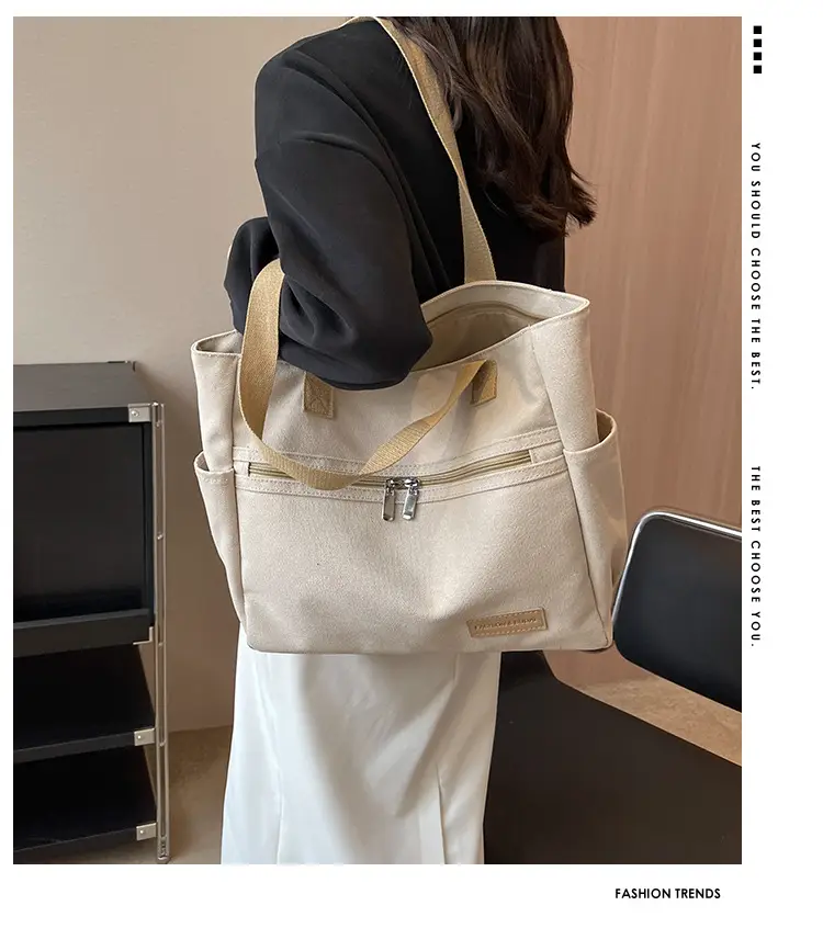 Women Canvas Shoulder Bag Large Capacity 2023 — feature 1