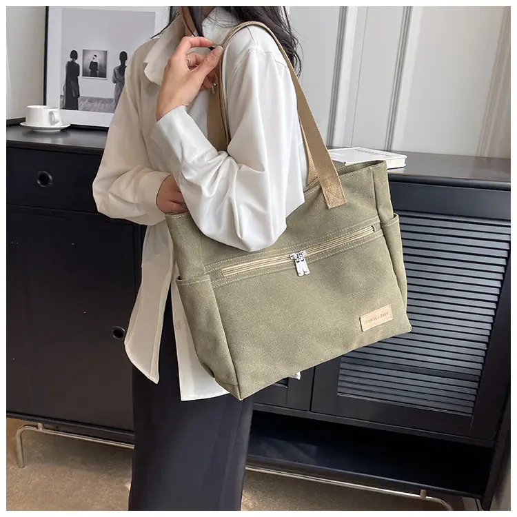 Women Canvas Shoulder Bag Large Capacity 2023 — feature 10
