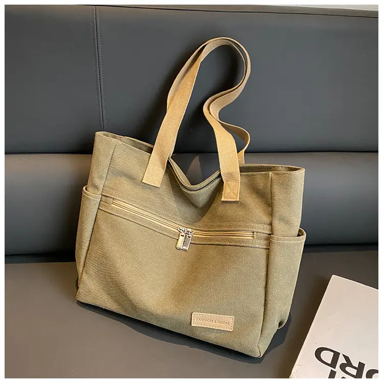Women Canvas Shoulder Bag Large Capacity 2023 — feature 17