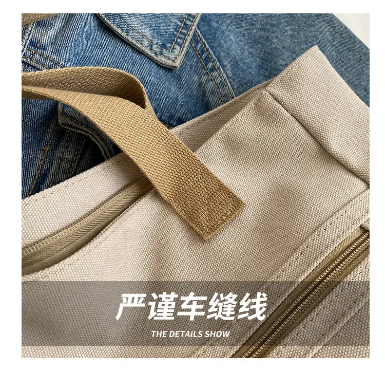 Women Canvas Shoulder Bag Large Capacity 2023 — feature 6