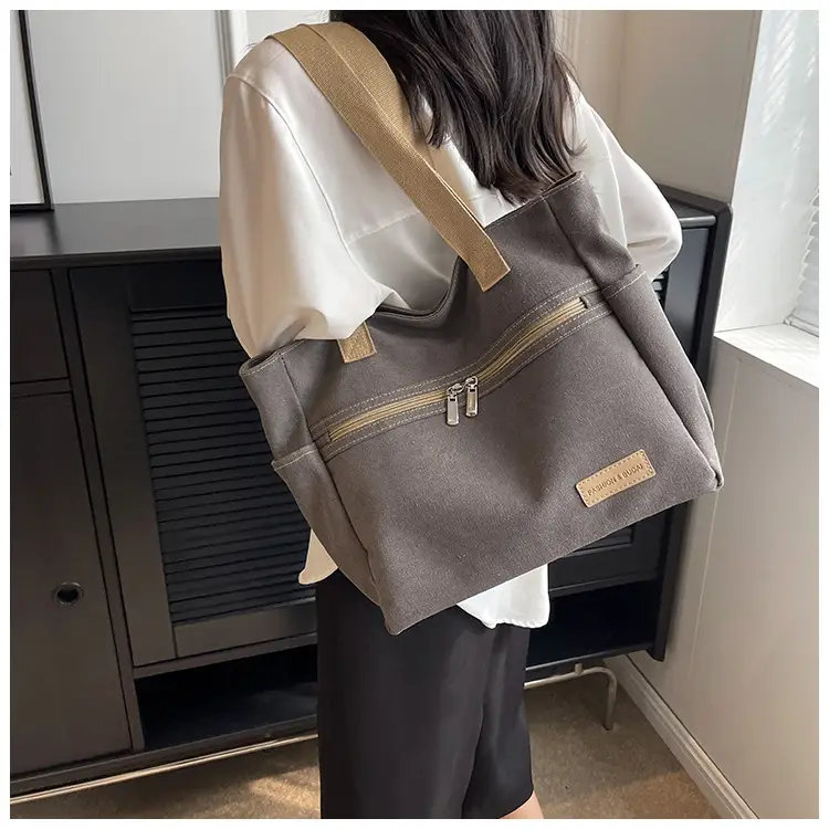 Women Canvas Shoulder Bag Large Capacity 2023 — feature 8