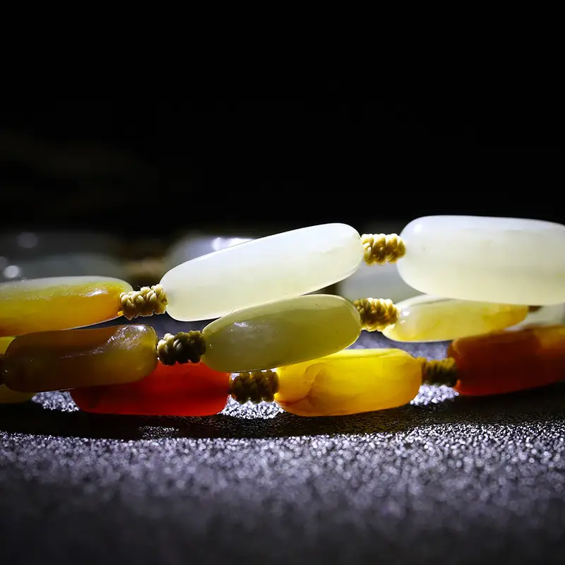 Xinjiang Hotan Jade Multi-Treasure Chain Necklace