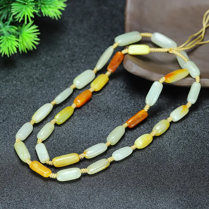 Xinjiang Hotan Jade Multi-Treasure Chain Necklace