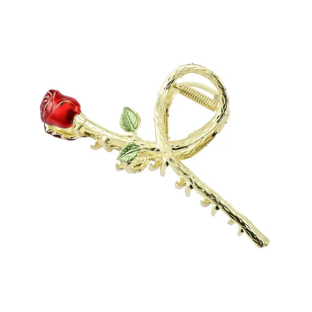 6 Pcs Metal Hairpins Set Sunflower Butterfly Shark Clips - Image 8