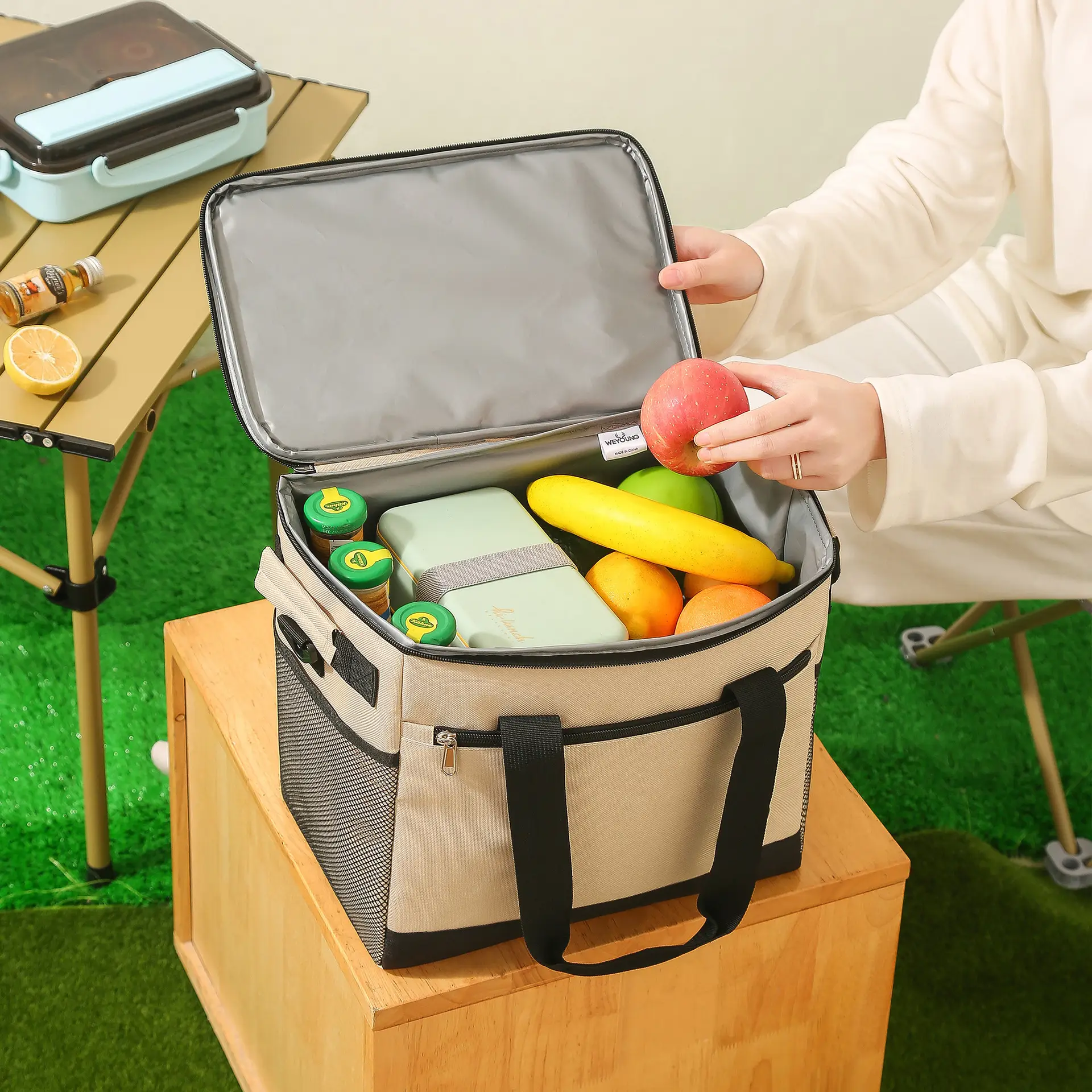 27L Ice Bag Shoulder Portable Cold Bag Neutral Wholesale - Image 6
