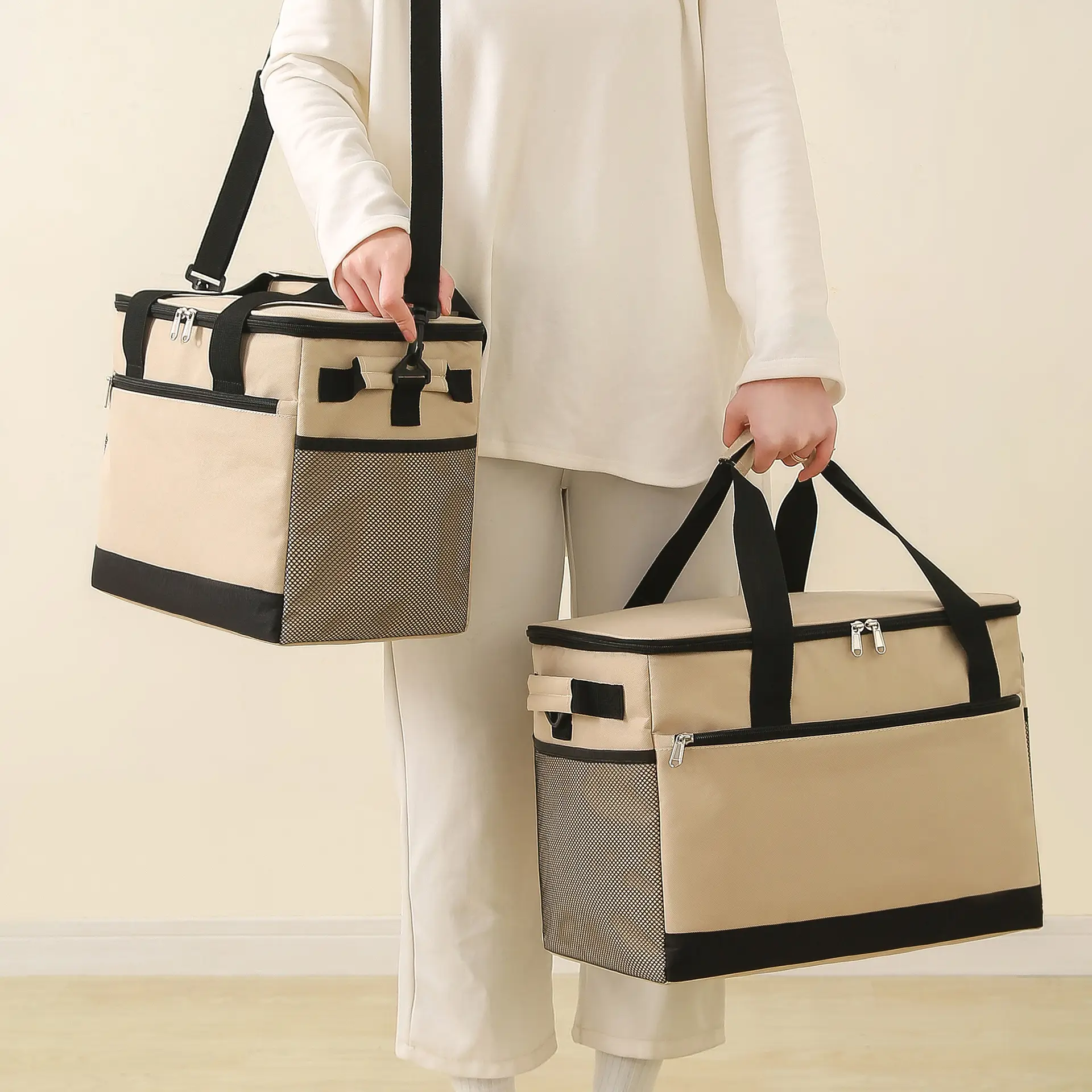 27L Ice Bag Shoulder Portable Cold Bag Neutral Wholesale - Image 7