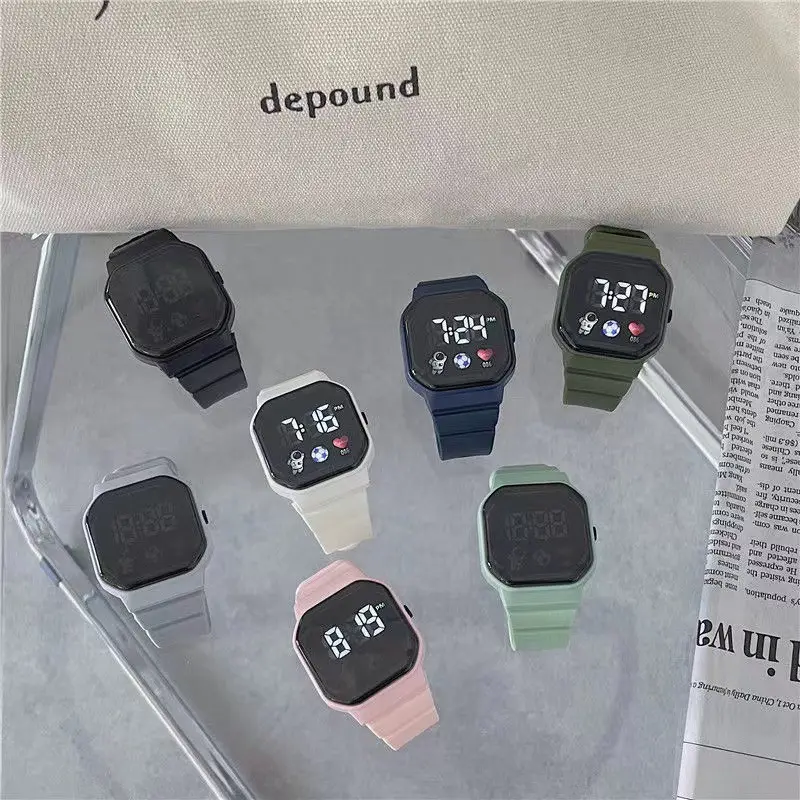 Women's Digital Display Water Resistant Watch