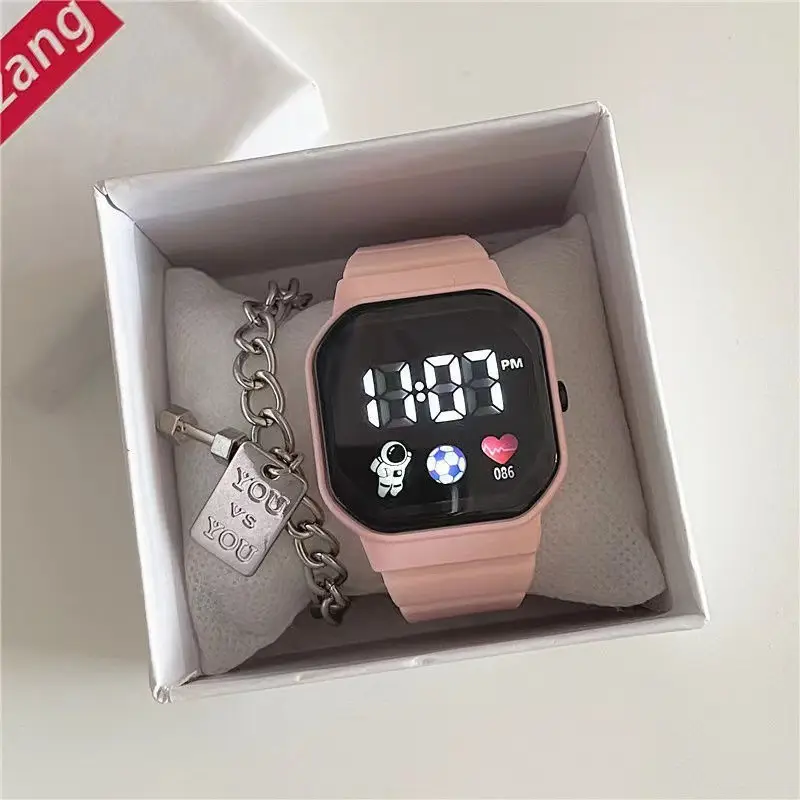 Women's Digital Display Water Resistant Watch