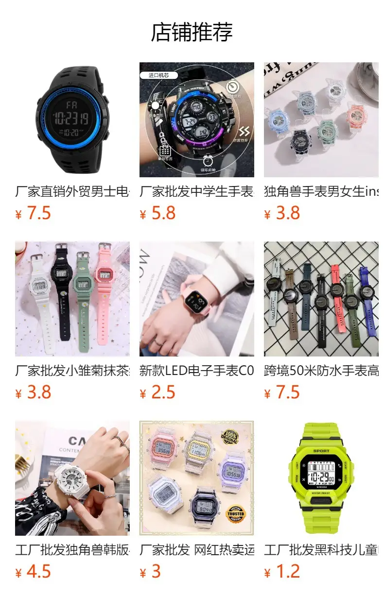 Women's Digital Display Water Resistant Watch — feature 1