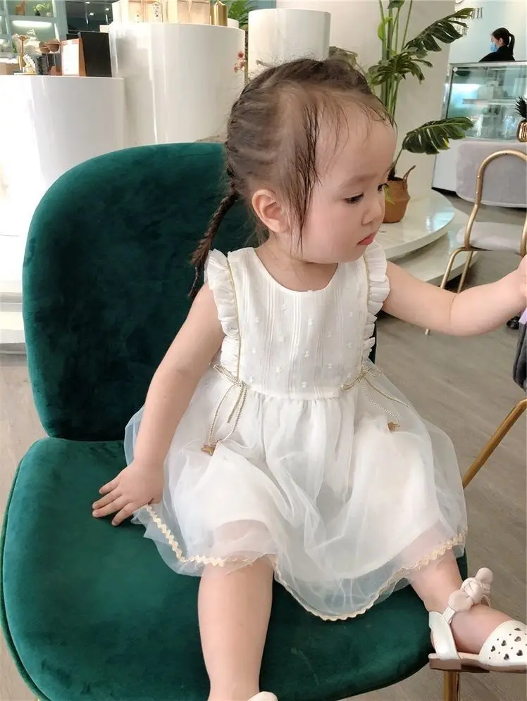 Baby Gauze Skirt 2023 Summer Dress for Girls — feature 6